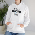 What's My Story Hoodie — Inspirational Minimalist Graphic Sweatshirt