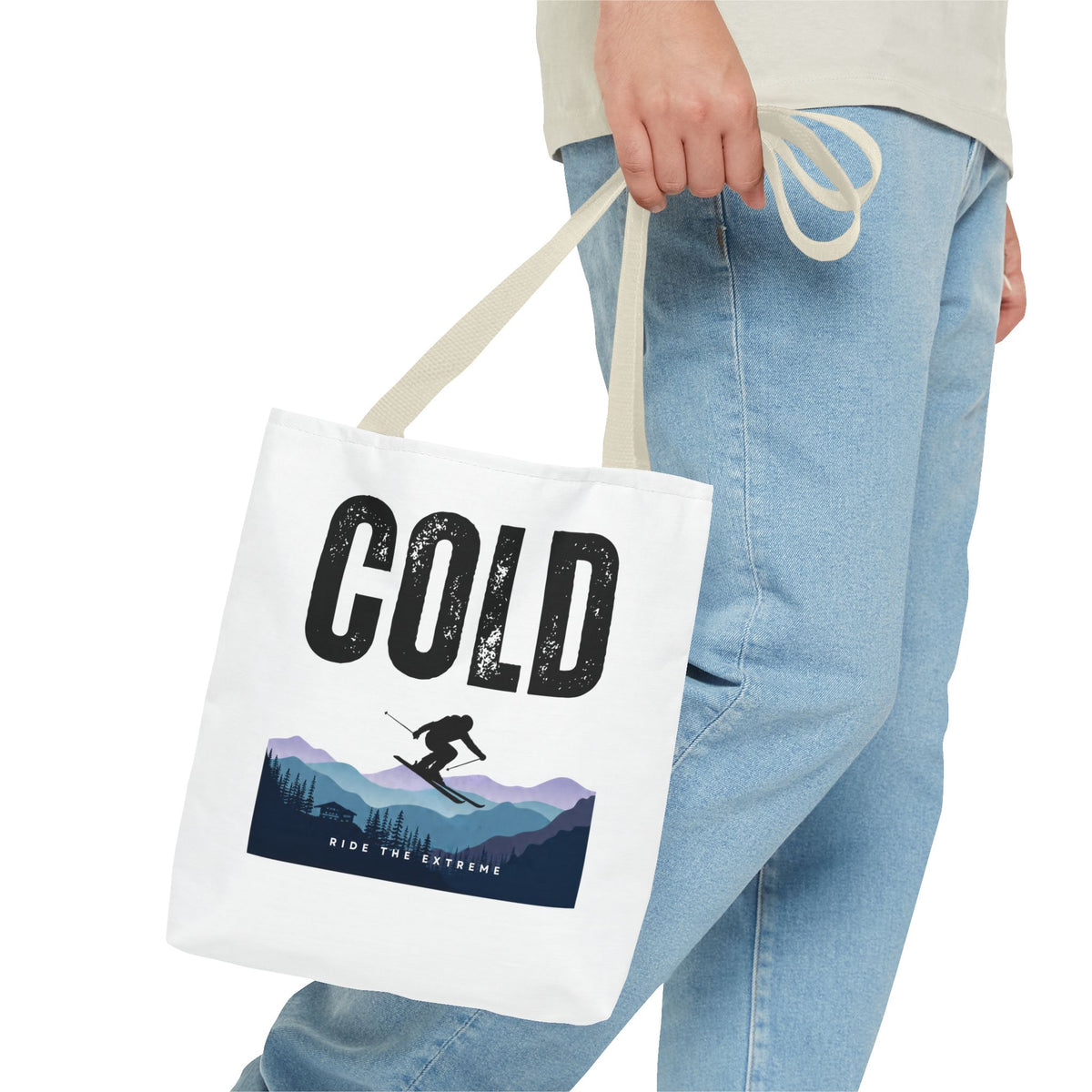 Cold Peaks vintage Tote Bag (AOP)